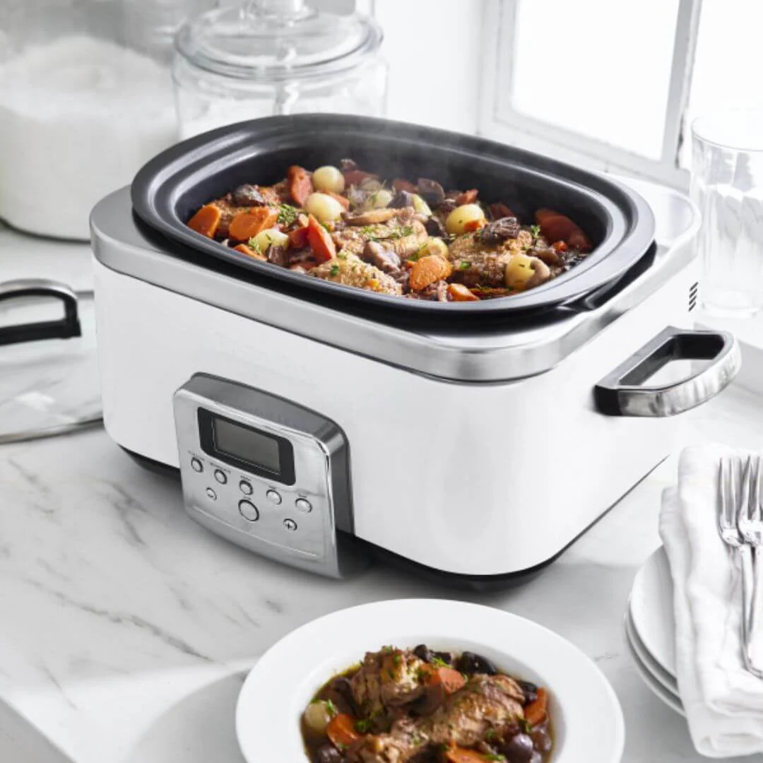 GreenPan Bistro Slow Cooker 6L Cloud Cream - Image 6