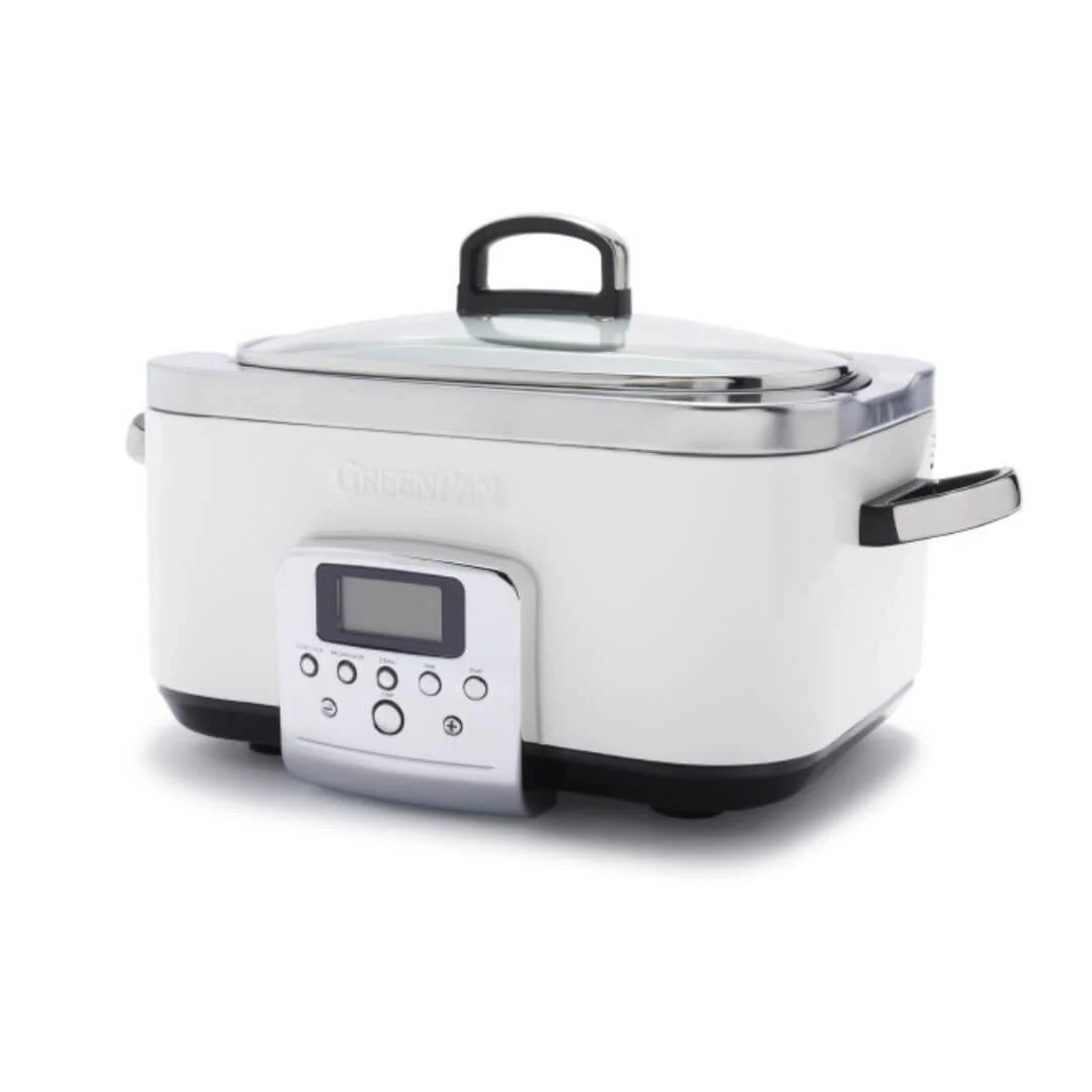 GreenPan Bistro Slow Cooker 6L Cloud Cream